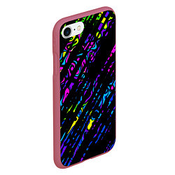 Чехол iPhone 7/8 матовый OVERLAP, цвет: 3D-малиновый — фото 2