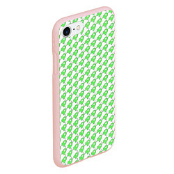 Чехол iPhone 7/8 матовый Мозговые слизни, цвет: 3D-светло-розовый — фото 2