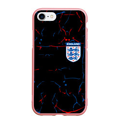 Чехол iPhone 7/8 матовый Сборная Англии, цвет: 3D-баблгам