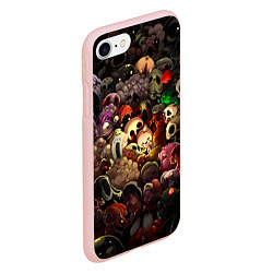Чехол iPhone 7/8 матовый Кошмар Исаака, цвет: 3D-светло-розовый — фото 2