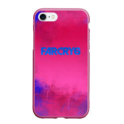Чехол iPhone 7/8 матовый Far Cry 6, цвет: 3D-малиновый