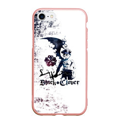 Чехол iPhone 7/8 матовый Чёрный демонический Аста Либе, цвет: 3D-светло-розовый
