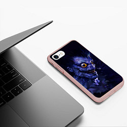 Чехол iPhone 7/8 матовый Death Note персонаж Рюк, цвет: 3D-светло-розовый — фото 2
