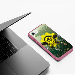Чехол iPhone 7/8 матовый Орда Локустов, цвет: 3D-малиновый — фото 2