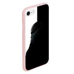Чехол iPhone 7/8 матовый Winter Hitman, цвет: 3D-светло-розовый — фото 2