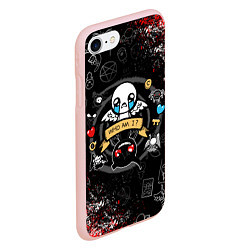 Чехол iPhone 7/8 матовый The Binding of Isaac ИСААК, цвет: 3D-светло-розовый — фото 2