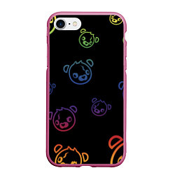 Чехол iPhone 7/8 матовый Colorful Bear