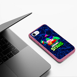 Чехол iPhone 7/8 матовый Базз Buzz Brawl Stars, цвет: 3D-малиновый — фото 2