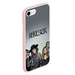 Чехол iPhone 7/8 матовый Maneskin, цвет: 3D-светло-розовый — фото 2