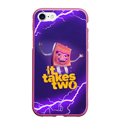 Чехол iPhone 7/8 матовый It takes two DR Hakim Z, цвет: 3D-малиновый