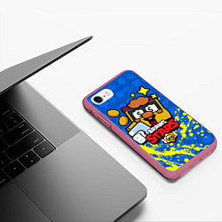 Чехол iPhone 7/8 матовый Грифф Griff MAGNATE, цвет: 3D-малиновый — фото 2