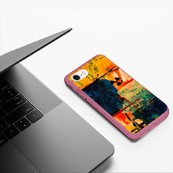 Чехол iPhone 7/8 матовый Энди Уорхол! Stalker, цвет: 3D-малиновый — фото 2