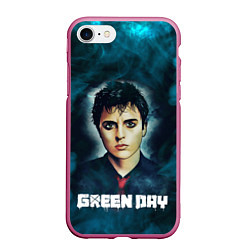 Чехол iPhone 7/8 матовый Billie GreenDay ГринДай Z, цвет: 3D-малиновый