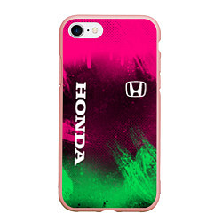 Чехол iPhone 7/8 матовый NEON HONDA НЕОН ХОНДА, цвет: 3D-светло-розовый