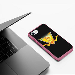 Чехол iPhone 7/8 матовый Прощай, Бруно JoJo, цвет: 3D-малиновый — фото 2