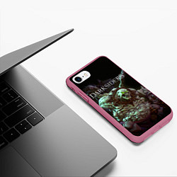 Чехол iPhone 7/8 матовый Гнев Войны Darksiders Z, цвет: 3D-малиновый — фото 2