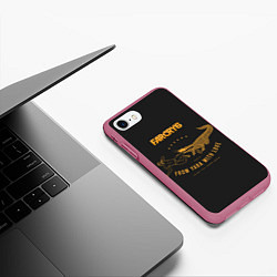 Чехол iPhone 7/8 матовый Из Яры с любовью, цвет: 3D-малиновый — фото 2