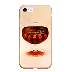 Чехол iPhone 7/8 матовый Come Taste the Band - Deep Purple, цвет: 3D-светло-розовый