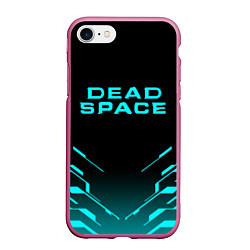 Чехол iPhone 7/8 матовый DEAD SPACE МЁРТВЫЙ КОСМОС, цвет: 3D-малиновый