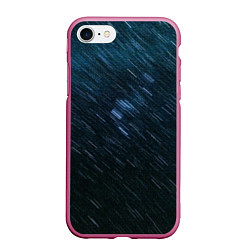 Чехол iPhone 7/8 матовый Sky-line, цвет: 3D-малиновый