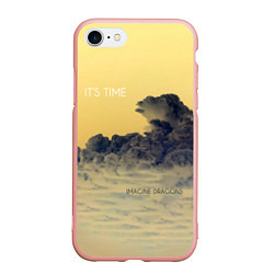 Чехол iPhone 7/8 матовый Its Time - Imagine Dragons, цвет: 3D-светло-розовый