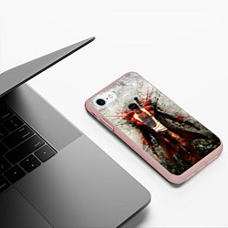 Чехол iPhone 7/8 матовый Dante Definitive W, цвет: 3D-светло-розовый — фото 2
