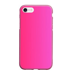Чехол iPhone 7/8 матовый Красивый градиент, цвет: 3D-малиновый