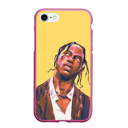 Чехол iPhone 7/8 матовый Travis art