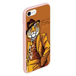 Чехол iPhone 7/8 матовый Good luck in the coming year of the Tiger!, цвет: 3D-светло-розовый — фото 2