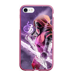 Чехол iPhone 7/8 матовый DESTINY 2 HUNTER LOGO, цвет: 3D-малиновый