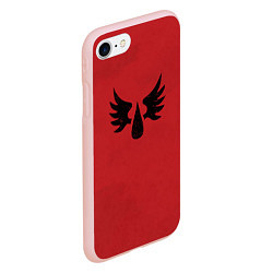 Чехол iPhone 7/8 матовый Кровавые ангелы цвет легиона 9, цвет: 3D-светло-розовый — фото 2