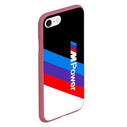 Чехол iPhone 7/8 матовый MPower BMW, цвет: 3D-малиновый — фото 2