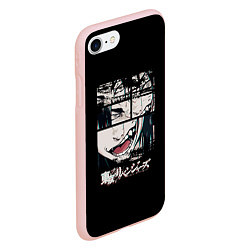 Чехол iPhone 7/8 матовый Кейсуке Токийские Мстители, цвет: 3D-светло-розовый — фото 2