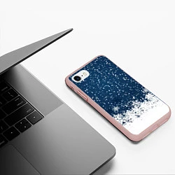 Чехол iPhone 7/8 матовый Snow, цвет: 3D-светло-розовый — фото 2