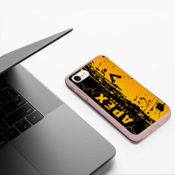 Чехол iPhone 7/8 матовый АПЕКС ЛЕГЕНДС, цвет: 3D-светло-розовый — фото 2