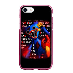 Чехол iPhone 7/8 матовый Poppy Playtime: Numbers, цвет: 3D-малиновый