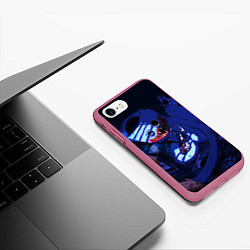 Чехол iPhone 7/8 матовый POPPY PLAYTIME BLUE ПОППИ ПЛЕЙТАЙМ, цвет: 3D-малиновый — фото 2