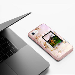 Чехол iPhone 7/8 матовый Led Zeppelin IV - четвёртый студийный альбом, цвет: 3D-светло-розовый — фото 2