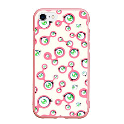 Чехол iPhone 7/8 матовый Такаси Мураками, Jellyfish Eyes, цвет: 3D-баблгам