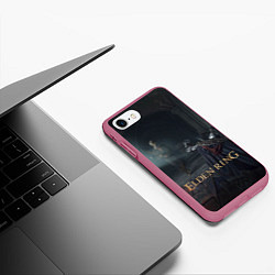 Чехол iPhone 7/8 матовый Elden Ring - Нежить, цвет: 3D-малиновый — фото 2