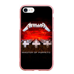 Чехол iPhone 7/8 матовый Master of Puppets - Metallica, цвет: 3D-баблгам