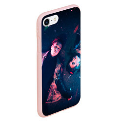 Чехол iPhone 7/8 матовый Гонфлад кубик льда, цвет: 3D-светло-розовый — фото 2