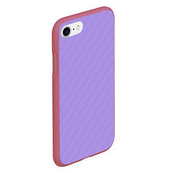 Чехол iPhone 7/8 матовый Curved lines, цвет: 3D-малиновый — фото 2