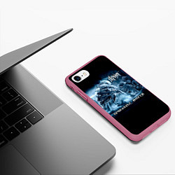 Чехол iPhone 7/8 матовый Проклятье морей - Ария, цвет: 3D-малиновый — фото 2