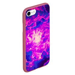 Чехол iPhone 7/8 матовый ВЕЧНЫЙ РАЙ, цвет: 3D-малиновый — фото 2