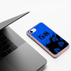 Чехол iPhone 7/8 матовый Гражданская оборона Гр Об, цвет: 3D-светло-розовый — фото 2