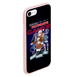 Чехол iPhone 7/8 матовый Ultimate Gamer - Danganronpa, цвет: 3D-светло-розовый — фото 2