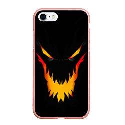 Чехол iPhone 7/8 матовый DOTA 2 BLACK SHADOW FIEND ТЕНЬ, цвет: 3D-светло-розовый