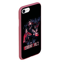 Чехол iPhone 7/8 матовый RE 2 Remaster, цвет: 3D-малиновый — фото 2