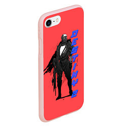 Чехол iPhone 7/8 матовый Destiny neon, цвет: 3D-светло-розовый — фото 2